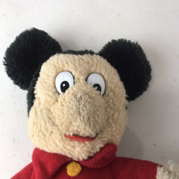 Vintage Walt Disney Productions Knickerbocker Mickey Mouse Plush Toy Stuffed - Picture 3 of 7